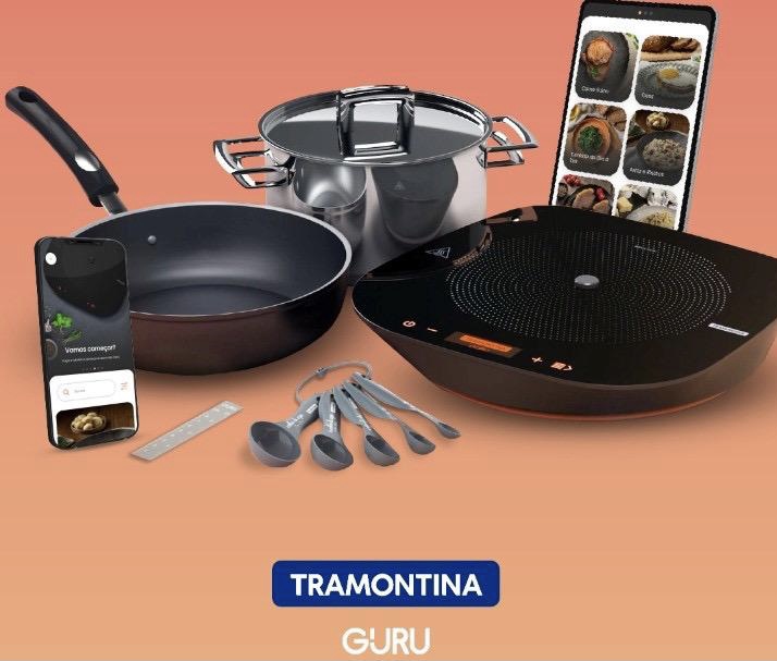 Conheça o GURU: o cooktop conectado da Tramontina que te ensina a cozinhar