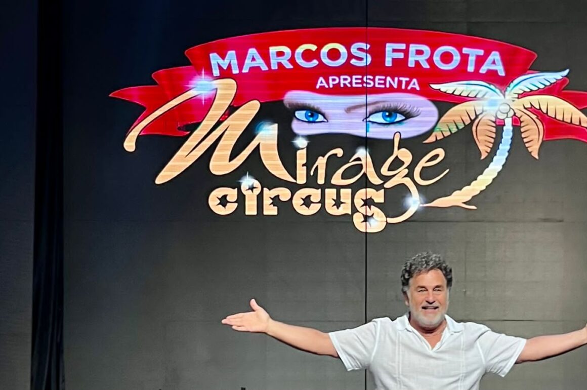 Marcos Frota apresenta o Mirage Circus na Arena Flamboyant